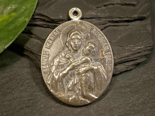 Riesige antike pilger medaille - riesige,
