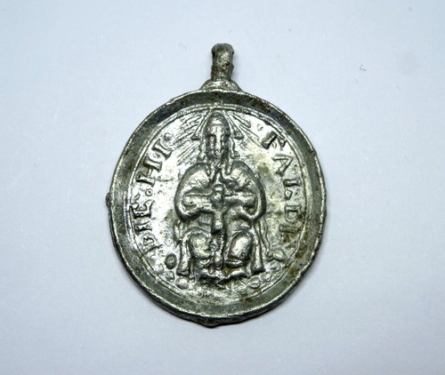 Antike pilgermedaille amulett - antike,